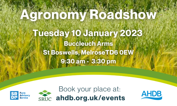 Agronomy Roadshow Borders AHDB